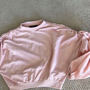 Zara baloon sleeve cotton top